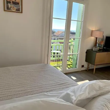Studio Lumineux Sur Balcon Avec Vue Mer Et Plage Appartement